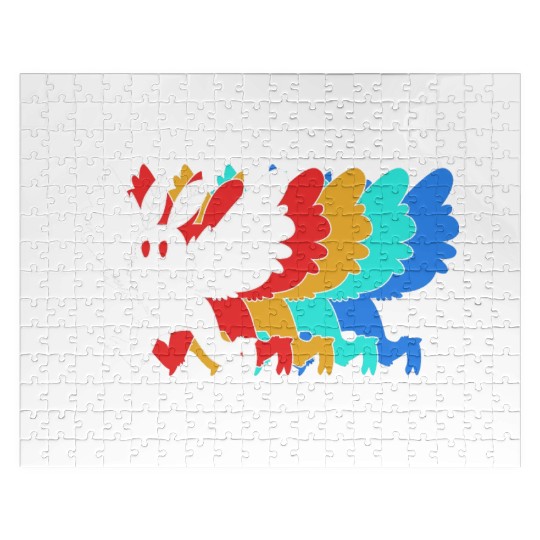 Cryptozoologist Cryptid Mothman Jigsaw Puzzles