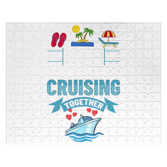 Cruise Ship Vacation Trip Party Sailing Boating Jigsaw Puzzles