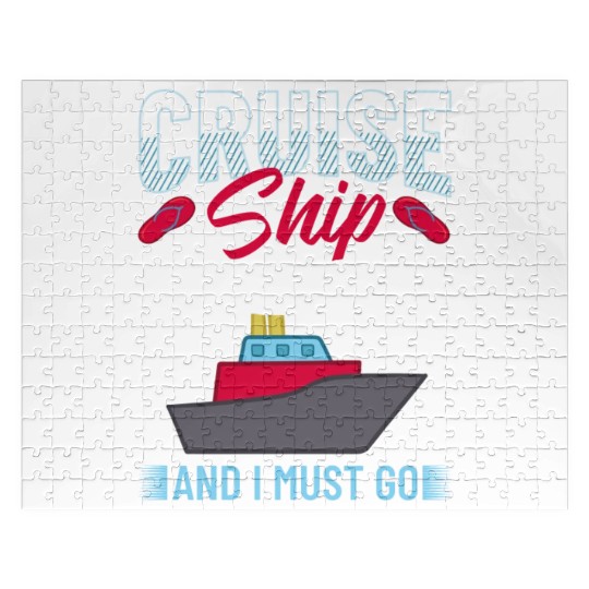 Cruise Ship Vacation Trip Party Sailing Boating Jigsaw Puzzles