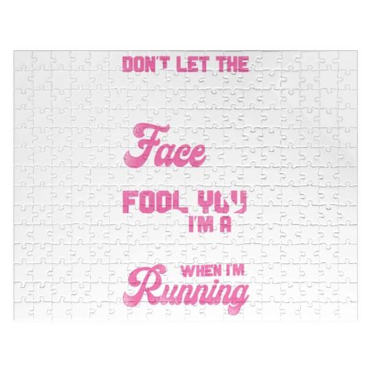Running Runner Half Marathon Girl Jigsaw Puzzles