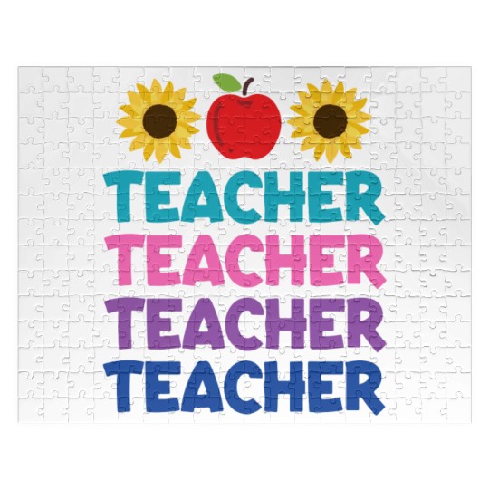 Funny Teacher svg, Teacher Appreciation svg, Kinde Jigsaw Puzzles