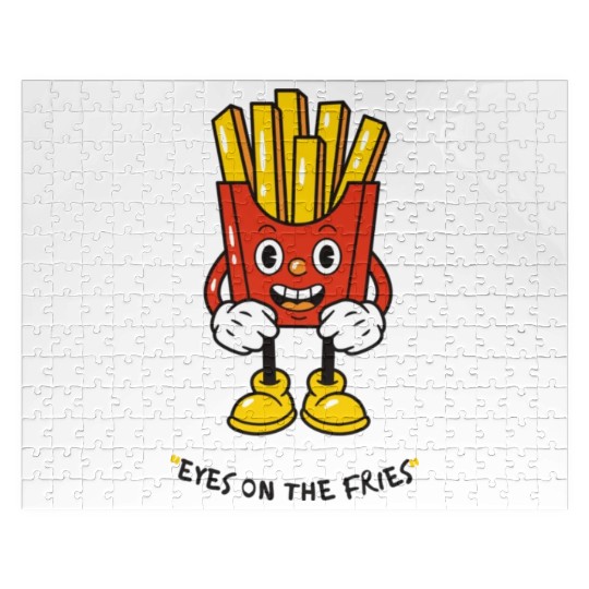 Eyes on the fries unisex Jigsaw Puzzles