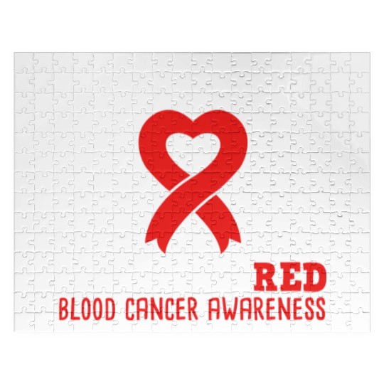 In September We Wear Red - Blood Cancer Awareness Jigsaw Puzzles