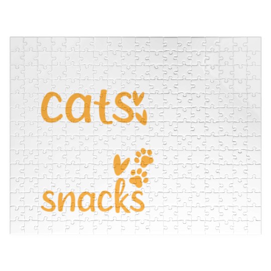 Cat Owner I My Perfect Day Cats Naps and Snacks - Jigsaw Puzzles