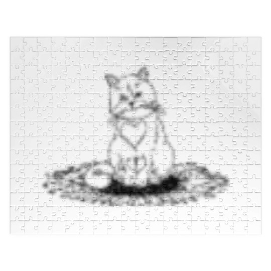 Cat Sunflower Cat Owner Cat Lover I Cute Cat Jigsaw Puzzles