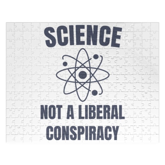 Science Not a Liberal Conspiracy Scientist Jigsaw Puzzles