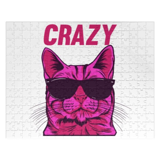 Cat Lover Cat Owner Funny Cat Meme I Crazy Cat Jigsaw Puzzles