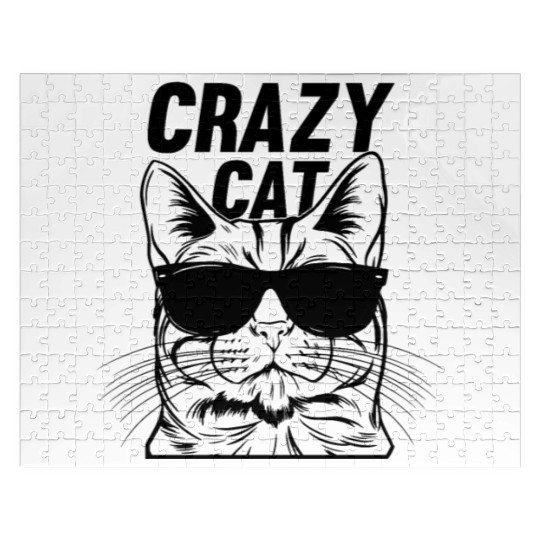 Cat Lover Funny Cat Meme I Crazy Cat Jigsaw Puzzles