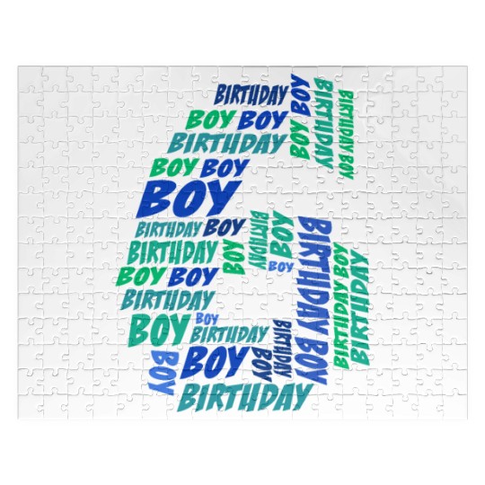 Birthday Boy 6th Birthday | Boys Birthday Jigsaw Puzzles |