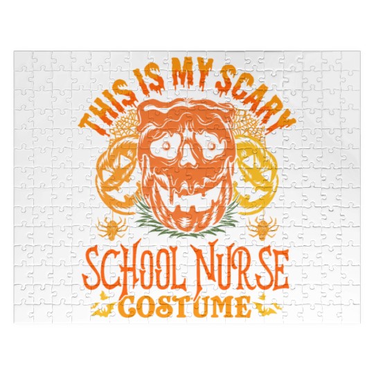 This Is My Scary School Nurse Costume Halloween Jigsaw Puzzles