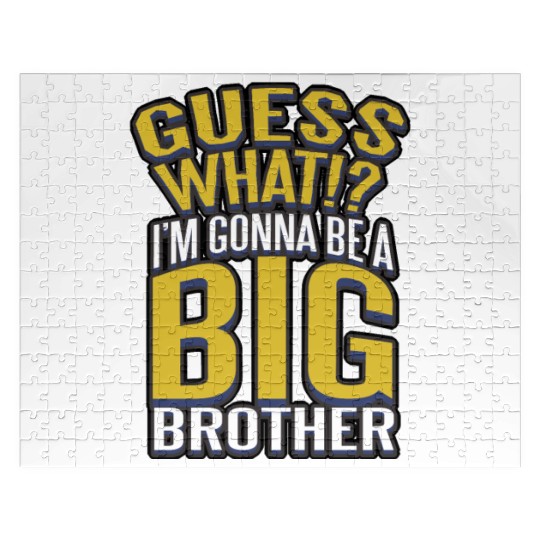 Big Brother Finally Novelty Design For Boys & Jigsaw Puzzles