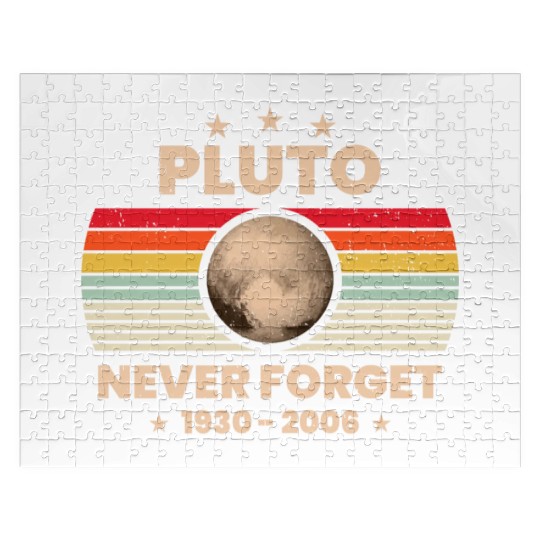 Pluto Never Forget 1930 - 2006 Jigsaw Puzzles