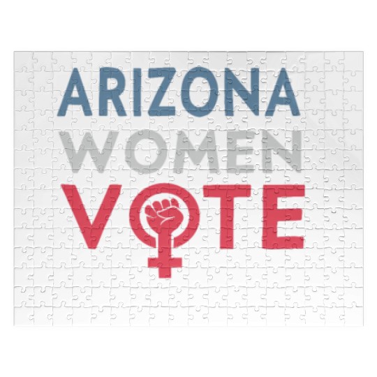 Arizonna Women Vote Voter 2022 Election Feminist Jigsaw Puzzles