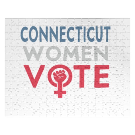 Connecticut Women Vote Voter 2022 Election Jigsaw Puzzles