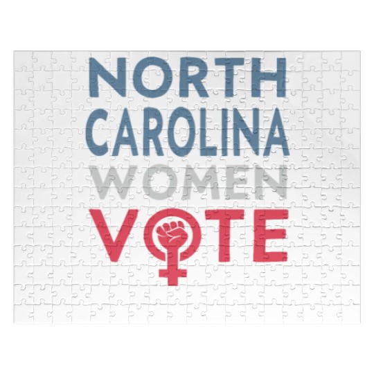 North Carolina Women Vote Voter 2022 Election Jigsaw Puzzles
