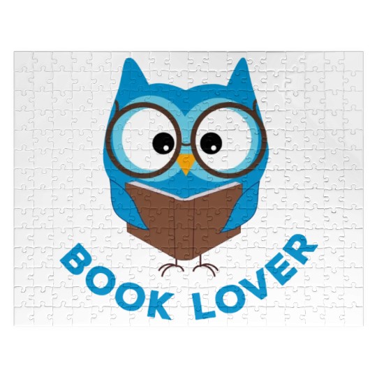 BOOK LOVER - owl Jigsaw Puzzles