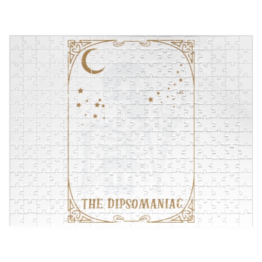 Alcohol Tarot Card Occult Club Gothic Vice Jigsaw Puzzles