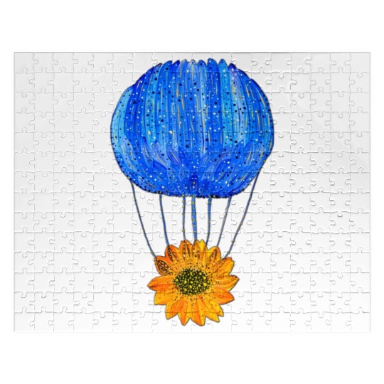 Floral balloon. Ukrainian art. Petrykivka folk art Jigsaw Puzzles
