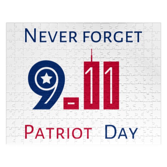 Never Forget Patriot Day 9.11 Jigsaw Puzzles