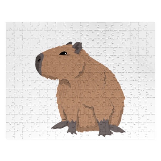Ok I Pull Up Capybara Funny Meme Capybara Lover Jigsaw Puzzles