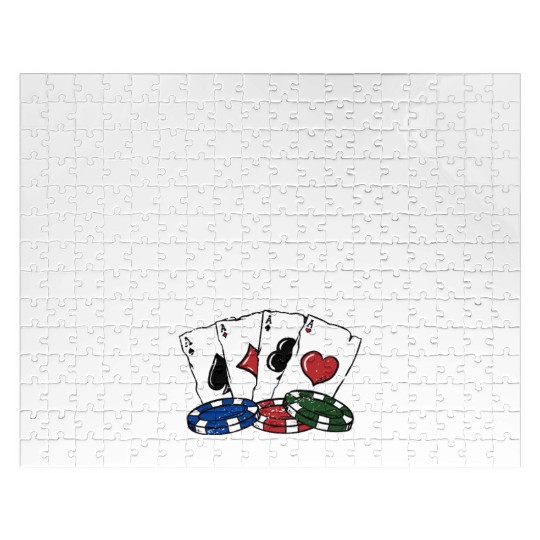 I Only Fear the River Card Poker Funny Poker Jigsaw Puzzles