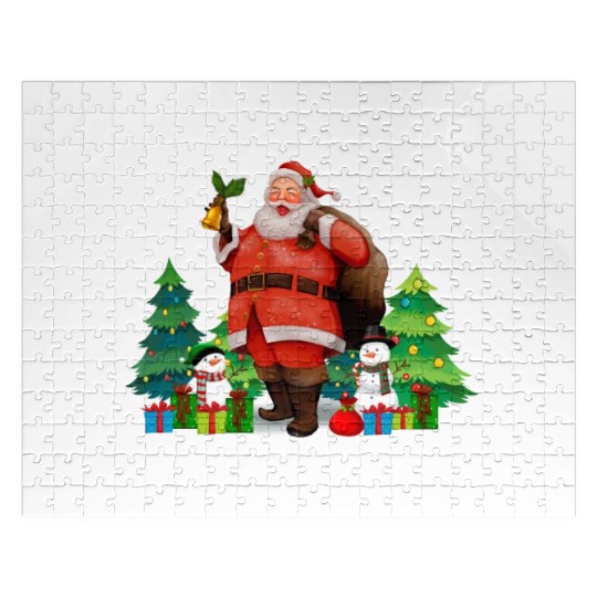 I Do It For The Ho's Funny Inappropriate Christmas Jigsaw Puzzles