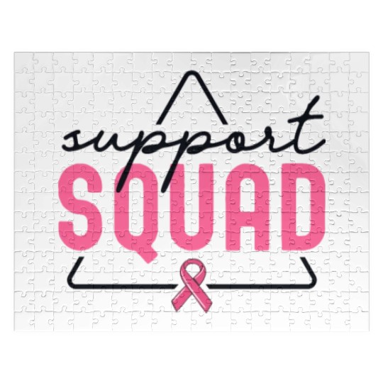 Breast Cancer Support Squad Matching Family Jigsaw Puzzles