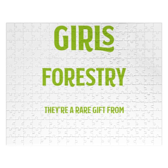 Forester Forestry Woodsman Woodman Forest Trees Jigsaw Puzzles