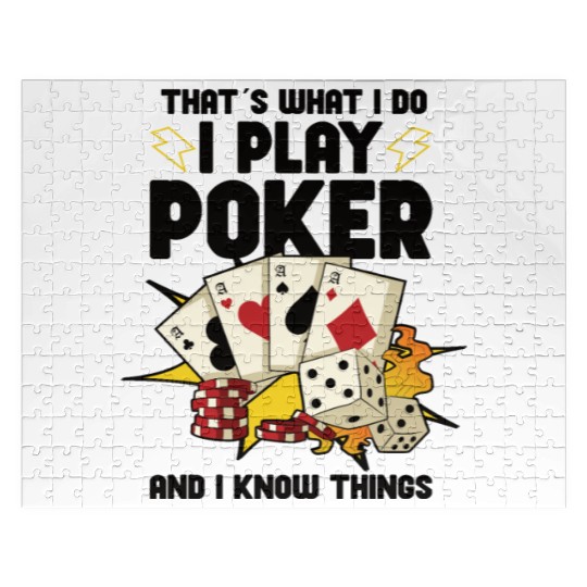 Poker Casino Poker Player Gambling Roulette Gift Jigsaw Puzzles