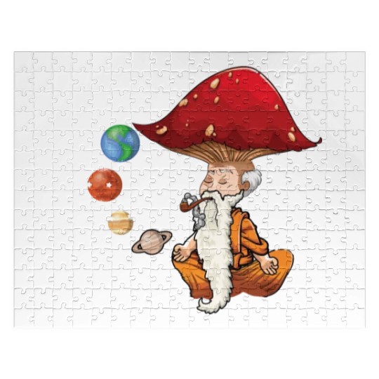 Relax Yoga Time Mandala Meditate Gnome Dwarf Yoga Jigsaw Puzzles