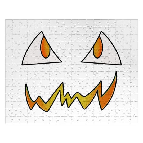 Jack O Lantern Face Jigsaw Puzzles