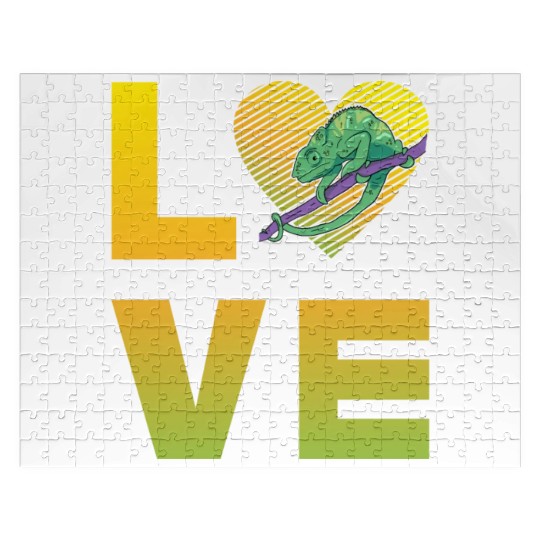 Chameleon Love Jigsaw Puzzles