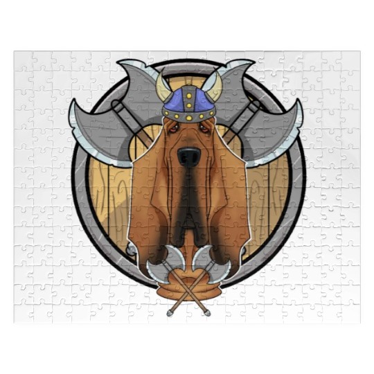 Bloodhound I Valhalla I Viking Jigsaw Puzzles