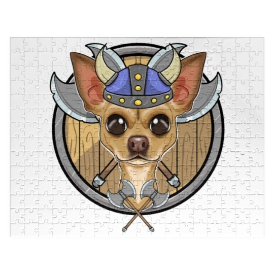 Chihuahua I Valhalla I Viking Jigsaw Puzzles