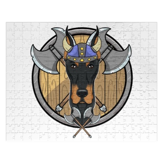 Doberman I Valhalla I Viking Jigsaw Puzzles