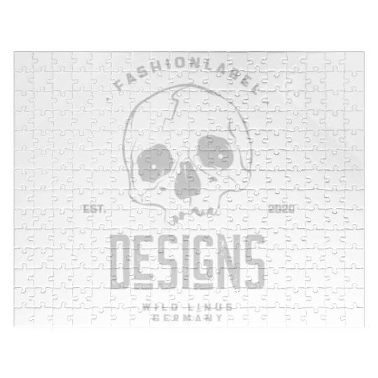 Skull Design by Wild Linus Germany Jigsaw Puzzles