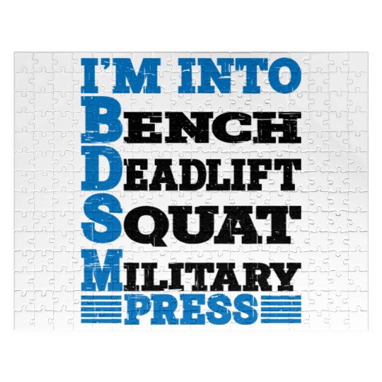 Im Into BDSM Bench Squat Deadlift Military Press10 Jigsaw Puzzles
