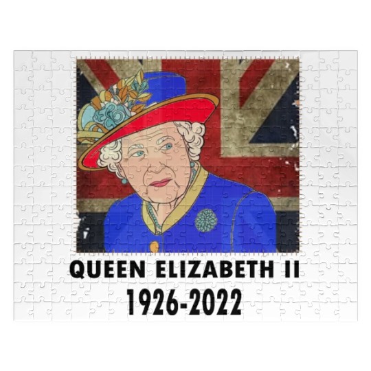 Queen Elizabeth II - rip Queen Elizabeth II - rest Jigsaw Puzzles