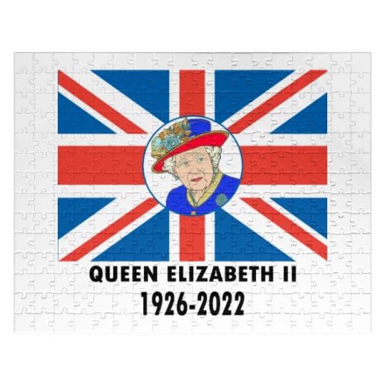 Queen Elizabeth II - rip Queen Elizabeth II - rest Jigsaw Puzzles