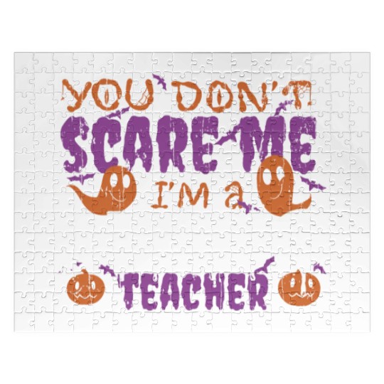 Ghost Pumpkin Music Teacher Halloween Jigsaw Puzzles