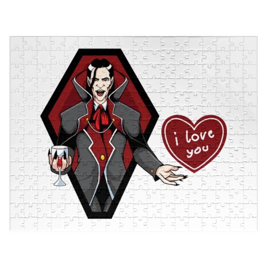 VAMPIRE LOVE YOU Jigsaw Puzzles