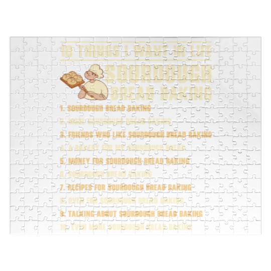 Sourdough Bread Baking Foodie Baker Cooking Jigsaw Puzzles
