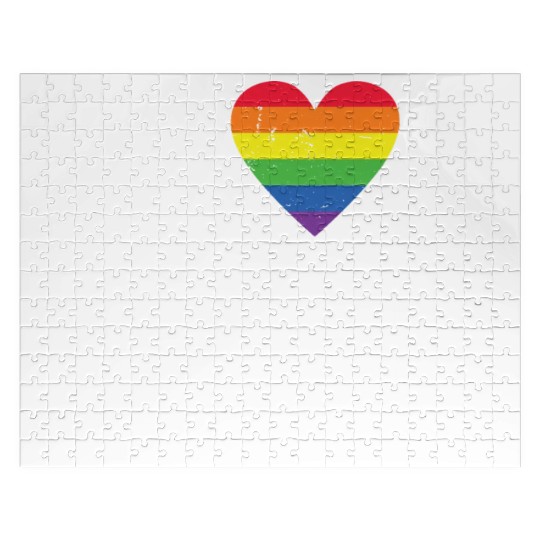 I Love My Two Moms Lesbian Mom LGBT Community Jigsaw Puzzles