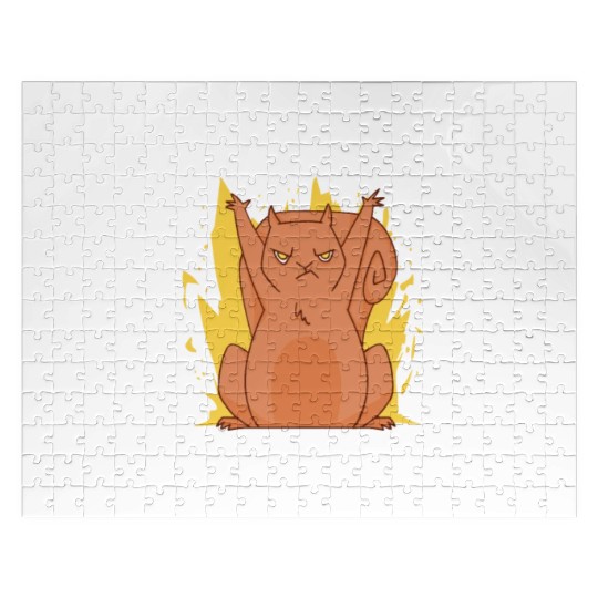 Funny Squirrel Fan Squirrel Lover Chipmunk Addict Jigsaw Puzzles