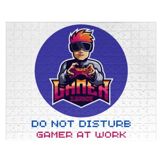 Do Not Disturb Gamer At Work-Gaming Lover Jigsaw Puzzles