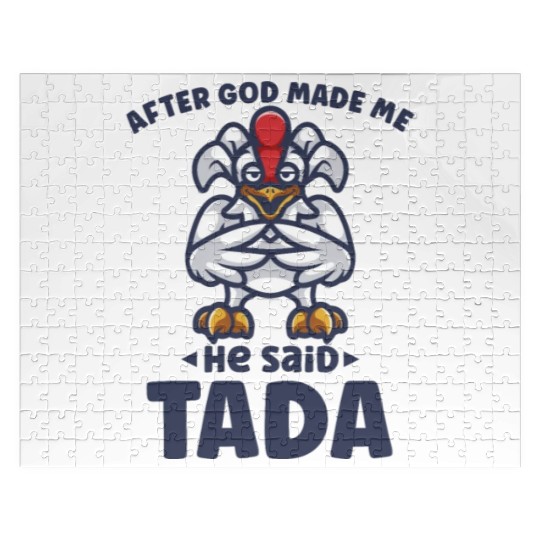 Chicken Farmer Gift Funny Chickens Country Farm Jigsaw Puzzles