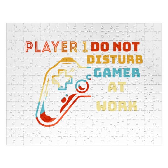 Do Not Disturb Gamer At Work-Gaming Lover Jigsaw Puzzles