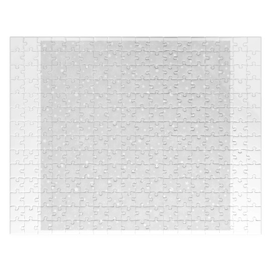 Light Grey Snowflakes Pattern Jigsaw Puzzles