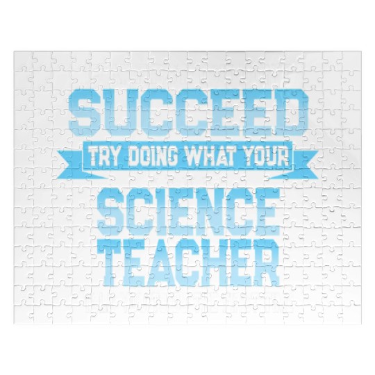 Fun Science Teacher Quote Gift Funny Saying Jigsaw Puzzles