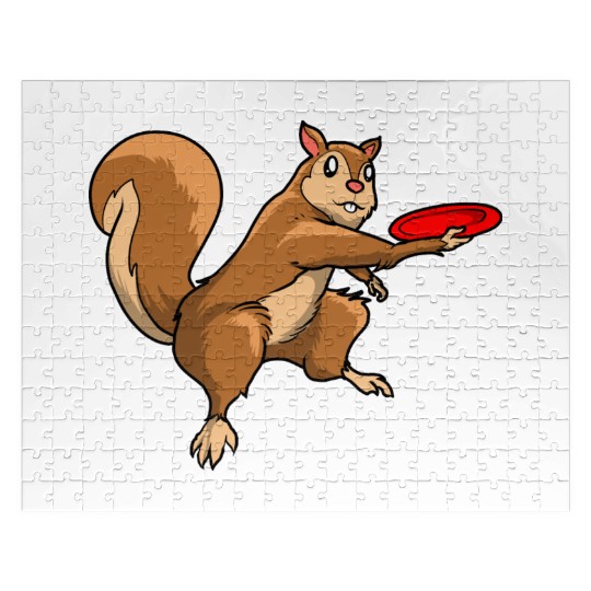 Disc Golf Squirrel Jigsaw Puzzles